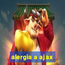 alergia a ajax